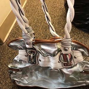 Kathy Ireland bag silver